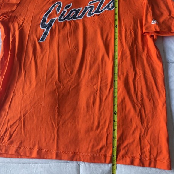 Men's SF Giants Cool Base Tee - Orange XL - Picture 4 of 10